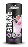 Layenberger 3K Protein Shake Beeren Mix, 78 % Eiweiß und nur 4,4 % Kohlenhydrate bei nur 2,5 g...