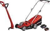 Einhell Power X-Change 18/33 Akku-Rasenmäher & Rasentrimmer Set - GE-cm 18/33 Li Akku Rasenmäher...