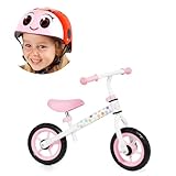 MOLTO | Fahrrad ohne Pedale Rosa + Marienkäferhelm | Minibike | Kinderfahrrad |...