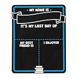 Schild für den 1. Schultag, Holz-Kreidetafel für Kindergartenklasse, Foto-Requisiten für Kinder,...