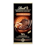 Lindt Schokolade Edelbitter Mousse Caramel & Salz | 150 g Tafel | Mit 70 % Kakaogehalt und dunkler...