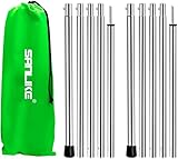 SAN LIKE Teleskopstange für Zelte Tarp, Zeltstangen Tarpstangen für Planen Sonnensegel...