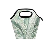 Lily of Valley Lunch-Tasche für Damen, mit gebogenem Griff, Lunchbox für die Arbeit (prop2),...