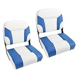 ZDETGU 2 Stück Zusammenklappbare Boote – Stühle in Marinequalität mit Hoher Rückenlehne und...