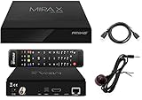 Amiko Mira X HiS-2000 DVB-S2X HEVC Sat Receiver Satellite TV Linux 2X USB 2.0 100Mbps Ethernet Hdmi...