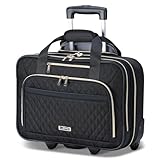 Lekespring Laptop Trolley Business mit Rolling Rädern, Stylische Wasserdicht Handgepäck Koffer...