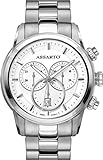 ASSARTO Watches ASH-9830W/B-WHT Chronograph, Herrenuhr mit Schweizer Uhrwerk und Saphirglas, weißes...