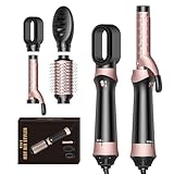 Haarstyler 4 In 1 Hair Styler set, 1000W Haartrockner mit Rundbürstenföhn Föhnbürste...