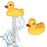 OFFCUP Schwimmende Wasserthermometer, Wasser Temperatur Thermometer, Schwimmende Pool Thermometer,...