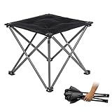 FUNDANGO Campinghocker Faltbar Ultraleicht, Tragbarer Klapphocker Camping Hocker mit Tragetasche,...