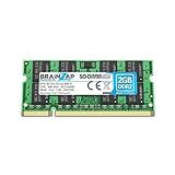 BRAINZAP 2GB DDR2 RAM SO-DIMM PC2-6400S 2Rx8 800 MHz 1.8V CL6 Notebook Laptop Arbeitsspeicher