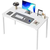 CubiCubi Schreibtisch Klein, 80 x 40 x 75 cm, computertisch PC Tisch, Heimbüro Schreibtisch,...