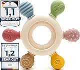 OKONKN Beißring Baby 2024 Baby Spielzeug 3-6-12 Monate Zahnungshilfe Baby Bpa-Frei Silikon Baby...