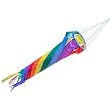 CIM Windsack - Windturbine 60 Rainbow - UV-beständig und wetterfest - Ø12cm, Länge: 60cm - inkl....