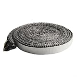 Pelletofen-Heizungsdichtung, Fiberglas, Flachseil, Ofentürdichtung für Holzbrenner, Kessel, Ofen,...