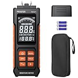 Proster Feuchtigkeitsmessgerät Wand VA-Bildschirm Feuchtigkeitsmesser für Holz, Wände, Bauholz,...