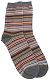 Purple Possum Herrensocken, lustig, gestreift, mehrfarbig, grau, orange, braun, gestreift,...
