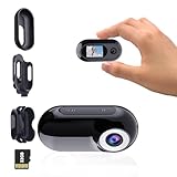 Xilecam Mini Action Cam1080P und 32 GB Speicherkarte Helmkamera Motorrad Bodycam Mini ski Kamera...