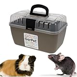 GarPet Transportbox Kleintier Meerschweinchen Hamster Vogel Mäuse Nagetier Trage Box Reisebox...