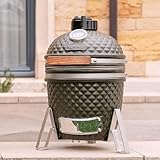 Kamado Little Kokko 13 Zoll (33 cm) – Neue Edition, kompakt und leicht verschiebbar (31 x 45 cm),...