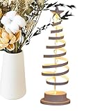Beleuchteter Weihnachtsbaum, Tischlampe für den Weihnachtsbaum, Tisch mit LED-Licht,...