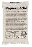 GLOREX 6 0902 02 - Papiermaché elfenbein, Pappmaché im Beutel, papierähnliche Modelliermasse als...