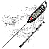 BOMATA Wasserdichtes IPX7 Thermometer, geeignet für Wasser, Flüssigkeiten,Kerzen und Kochen.Sofort...