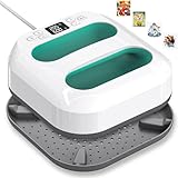 Heizpresse,Transferpresse Plotter con Zeitmesser,Tragbare Heizpresse　22.5cm*22.5cm，DIY...