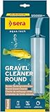 sera Gravel Cleaner Round | Runder Aquarium Bodengrundreiniger | Mulmsauger für große Kiesflächen...