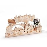 Original Erzgebirge LED Schwibbogen „DEFA-Schneewittchen“ - Lichterbogen mit Märchenmotiv &...