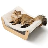 MEWOOFUN Katzenbett, Katzenbett Flauschig Hängematte Katze, Katzenbetten für Indoor-Katzen,...