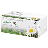 Lora ADGC® - 100 Stück - Antiallergikum zur Behandlung von Allergiebeschwerden wie Heuschnupfen,...
