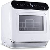 Mini Geschirrspüler Tischgeschirrspüler Spülmaschine mit Wifi Control, Digitalanzeige,7...