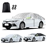 Auto Halbgarage Verdickte für Nissan X-Trail SUV 2001-2025, Regen- und schneefest Reflektierendem...
