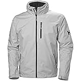 Herren Helly Hansen Crew Hooded Midlayer Jacket, Grau-Nebel, XL