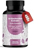 Artischockenextrakt Hochdosiert - 400 Kapseln - 2.400 mg pro Tagesdosis davon 60mg Cynarin - -...