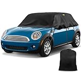 Autoabdeckung Ersatz für Mini Cooper 3 Door 2000-2024, 300D Oxford Gewebe Hälfte Autoabdeckung,...