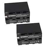 EXTENSILO 2X Akku kompatibel mit Sony Hi8 CCD-TR3300, Hi8 CCD-TR416, Hi8 CCD-TR500, Hi8 CCD-TR516...