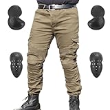 Alpha Rider Motorradhose Herren Jeans Textil Motorrad Hose mit Protektoren, Sportliche Motorrad Hose...