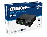 EDISION Proton S2 Plus Full HD Satelliten Receiver FTA, 2in1 Komfort-Fernbedienung, Unicable...