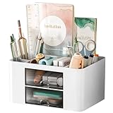 Newpop Schreibtisch Organizer, Multifunktionaler Stiftehalter Schreibtisch, 5 Fächer Büro Stifte...