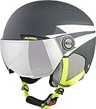 ALPINA ZUPO Visor Q-LITE - Hochwertiger & Leichter Skihelm Mit Kontrastverstärkendem Visier Für...