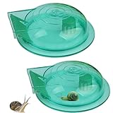 fufupaw 2 Stück Transparenter Schneckenfänger, Schneckenfalle Garten, Schneckenfalle Aquarium,...