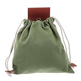 Ciieeo Vielseitige Canvas Hüfttasche mit PU Leder Geräumig für Obst und Pilzsammlung...