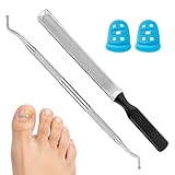 ElevateTech Nagelfeilen-Set Zehennagelfeile Fingernagelfeile Für Dicke Nägel Und Senioren Mit...
