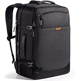 Inateck 38.5-46.2 L Reiserucksack erweiterbarer Herren Damen Handgepäck Flugzeug Rucksack, 15.6...