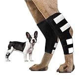 CUVZORA Hinterbeinbandage für Hunde 2 Einheiten mit Reflektierenden Riemen, Hundebandagen zur...