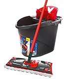 Vileda ULTRAMAX 2in1 Bodenwischer Komplett-Set | Mopp mit Mikrofaserbezug & Eimer mit...