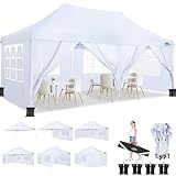 COBIZI Faltpavillon 3X6m Wasserdicht Stabil Pavillon 3x6m, Partyzelt Faltbar Anti-UV mit 6...