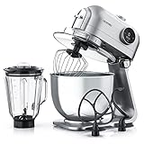 Arendo - Universal Küchenmaschine Knetmaschine inkl. Standmixer - 1200 W - digital - Rührmaschine...